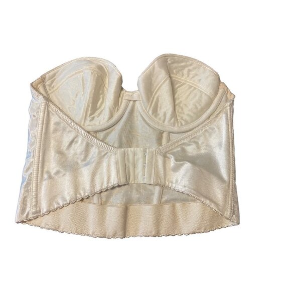 Sears Ivory Strapless Four Hook Corset Sz 36B - Picture 2 of 7